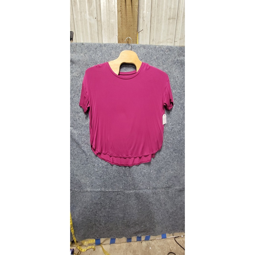 Women's Time & Tru Crew Next Tunic Tee Violet/Magenta Size XL (16-18)